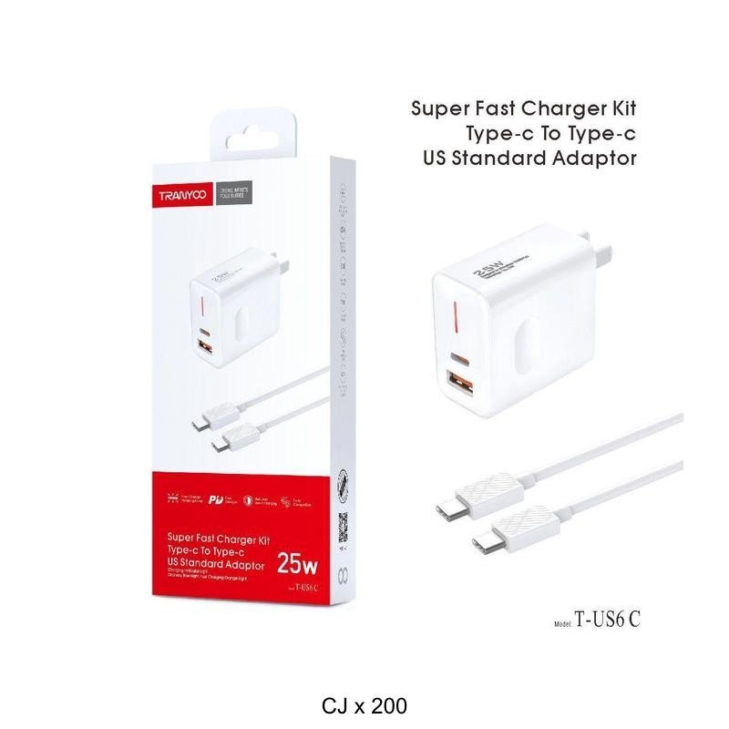 CARGADOR TRANYOO T-US6 C  TC A TC 25W