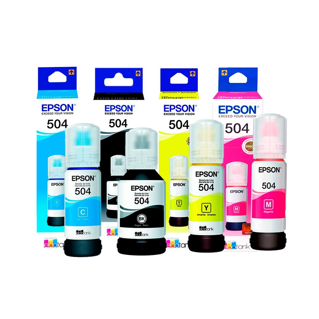 KIT PACK TINTA EPSON 504