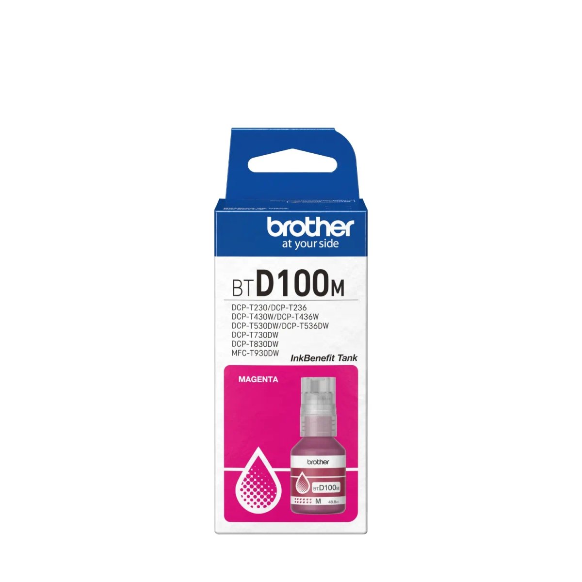 TINTA BROTHER BTD100BK MAGENTA DCP-T230/430W/436W