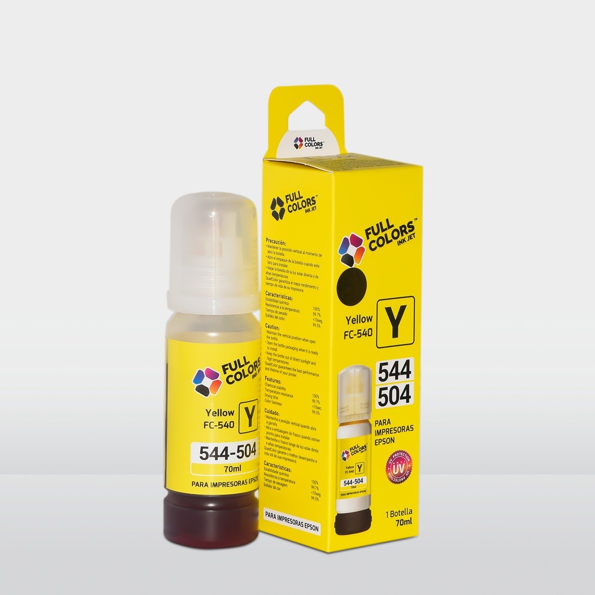 TINTA FULLCOLORS FC-540 YELLOW EPSON 70 ML