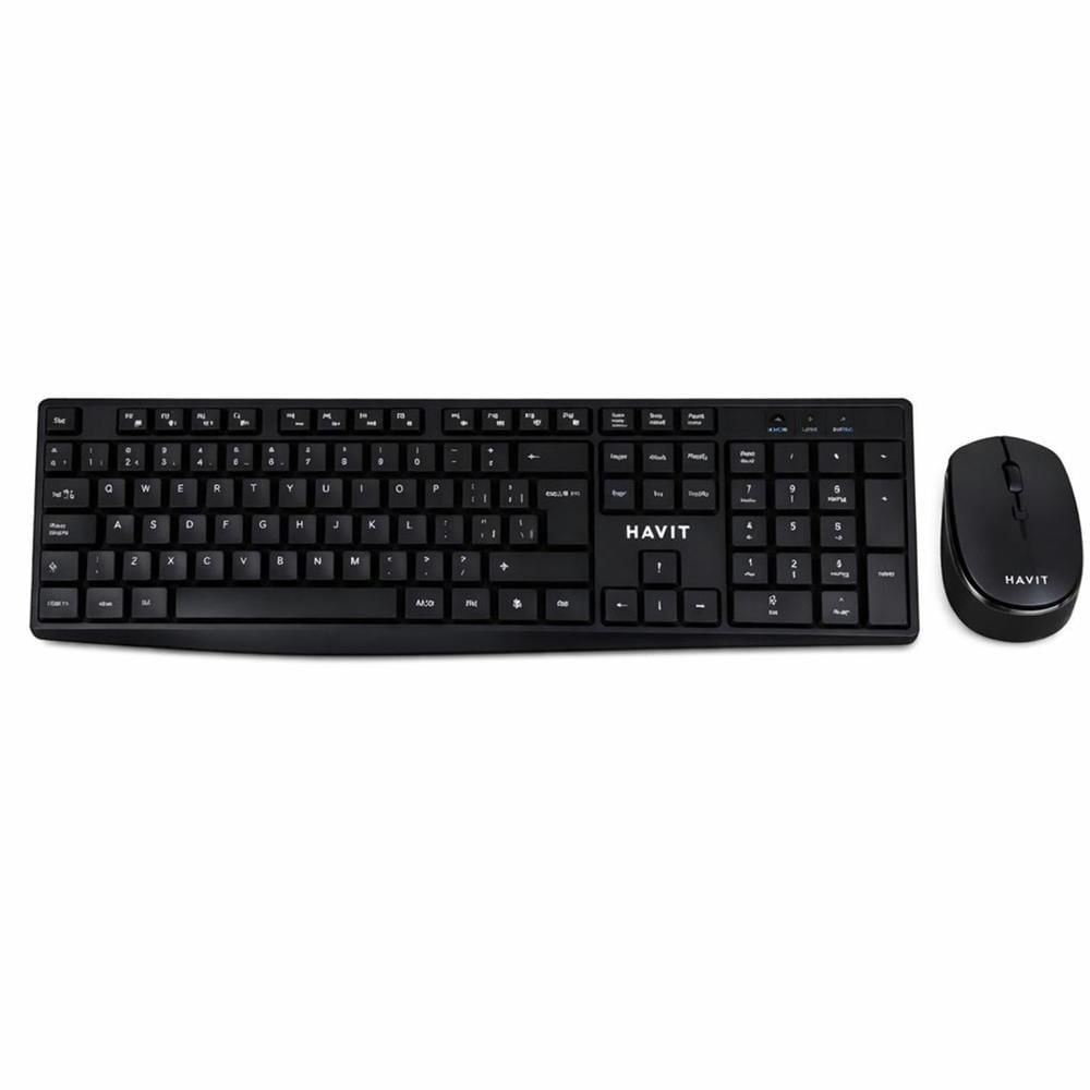 TECLADO Y MOUSE INALAMBRICO HAVIT KB278GCM-SP NEGRO