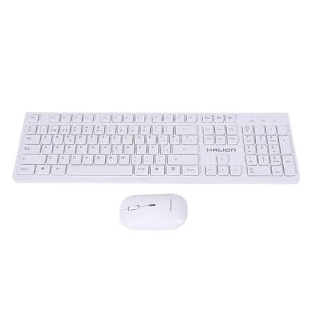 KIT TECLADO Y MOUSE INALAMBRICO HA-K652C HALION
