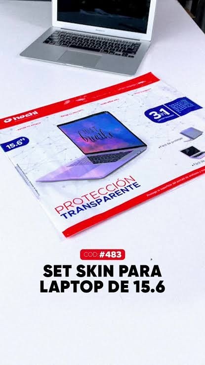 KIT 3 EN 1 HOCHI PROTECTOR PANTALLA,TECLADO Y SKIN
