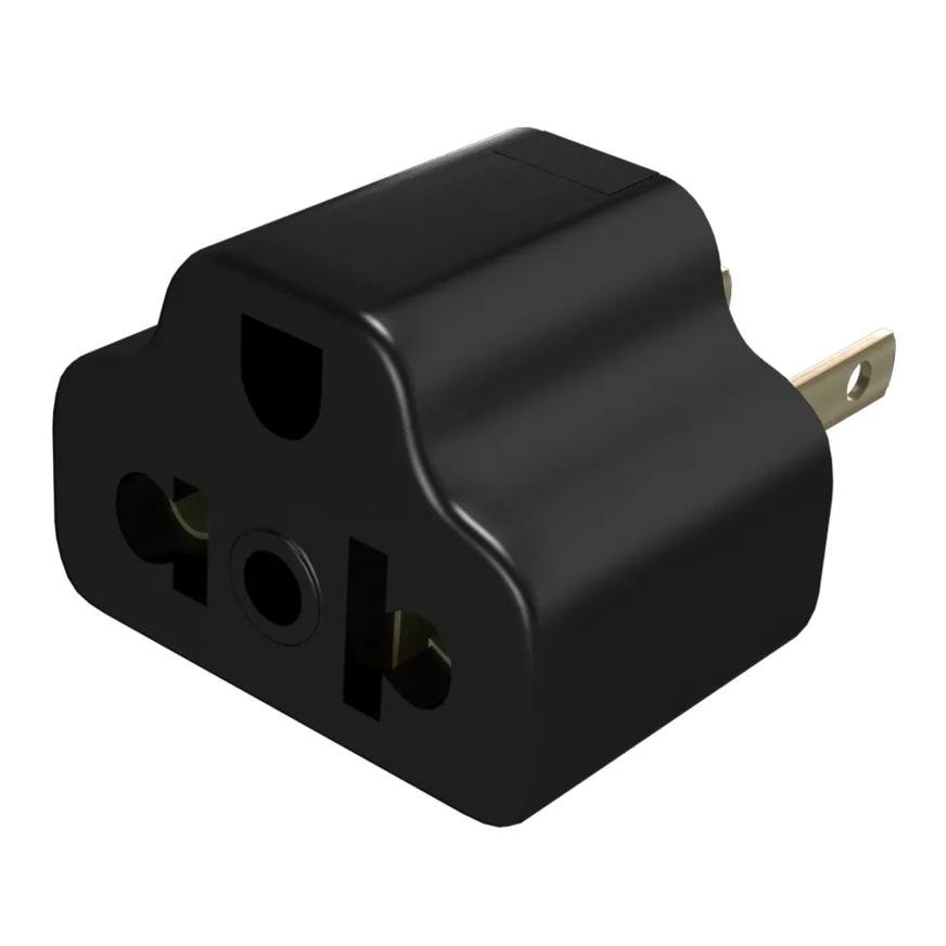 ADAPTADOR DE CORRIENTE 3 A 2 ULTRA - NEGRO