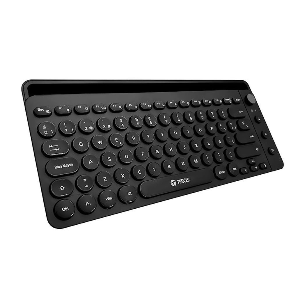 TECLADO INALÁMBRICO TEROS TE-4064N, 2.4 GHZ, BLUETOOTH