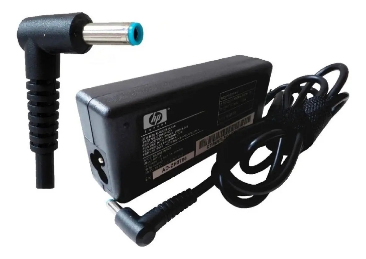 CARGADOR LAPTOP HP 19.5V 3.33A 65W P. AZUL PREMIUM