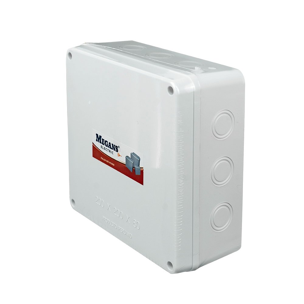CAJA DE PASO 8X8 PVC BLANCO