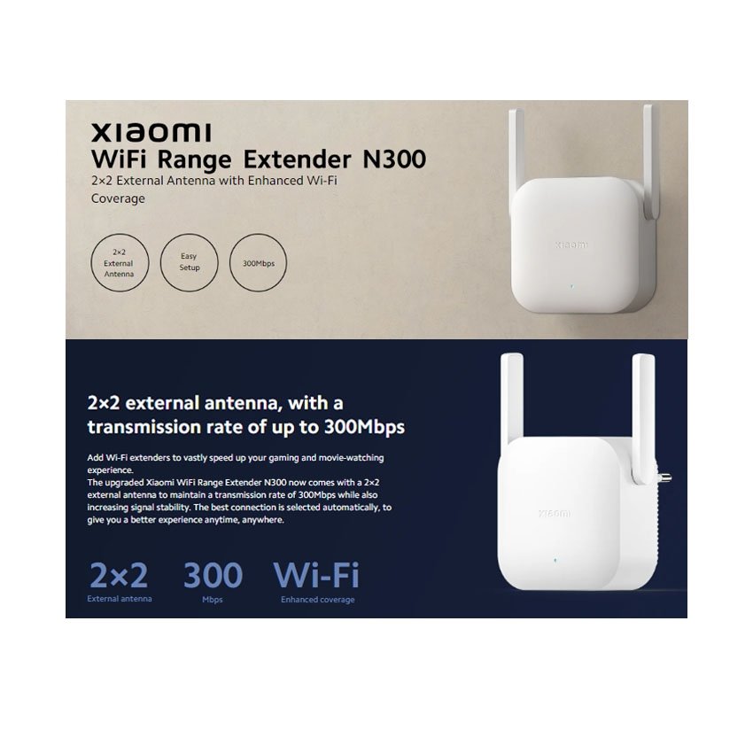 MI EXTENSOR XIAOMI WI-FI N300 2.4 GHZ