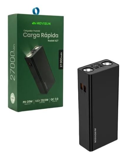 POWER BANK MOVISUN ROCKET X27 22.5W VERDE