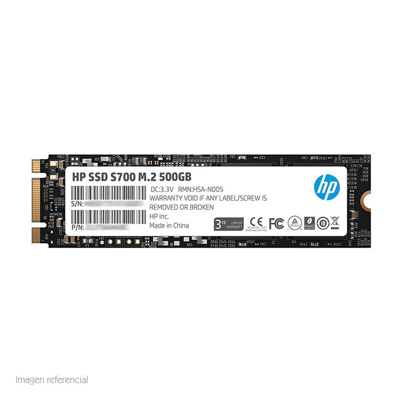 UNIDAD SOLIDO HP S700 500GB M.2 SATA