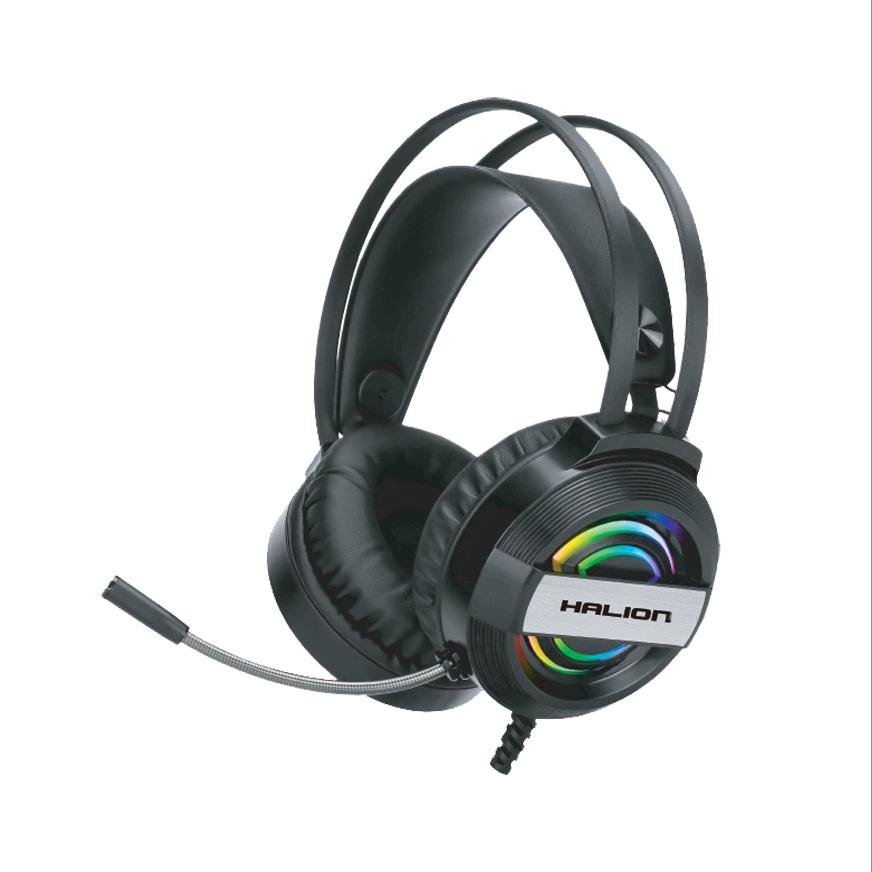 AURICULAR GAMER HALION JACKO HA-H915 RGB USB+ PLUG 3.5MM
