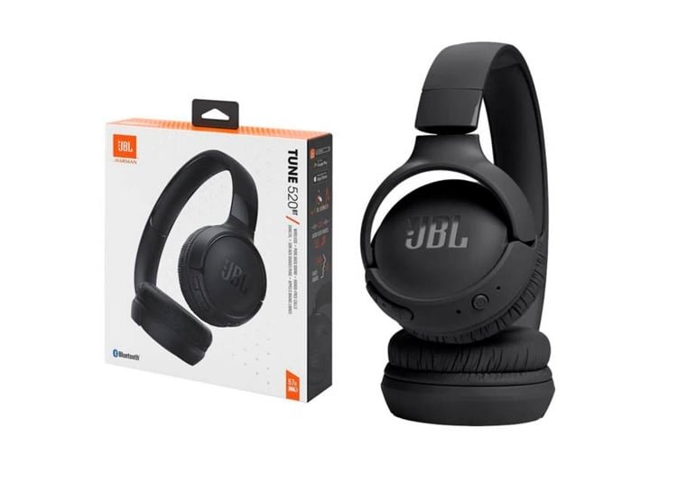 AUDIFONO BLUETOOTH JBL TUNE 520 NEGRO