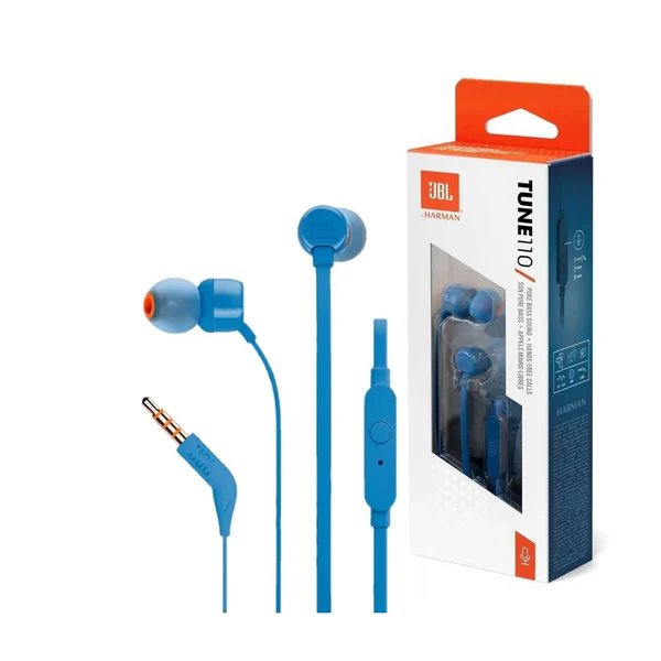 AUDIFONO JBL TUNE 110 AZUL