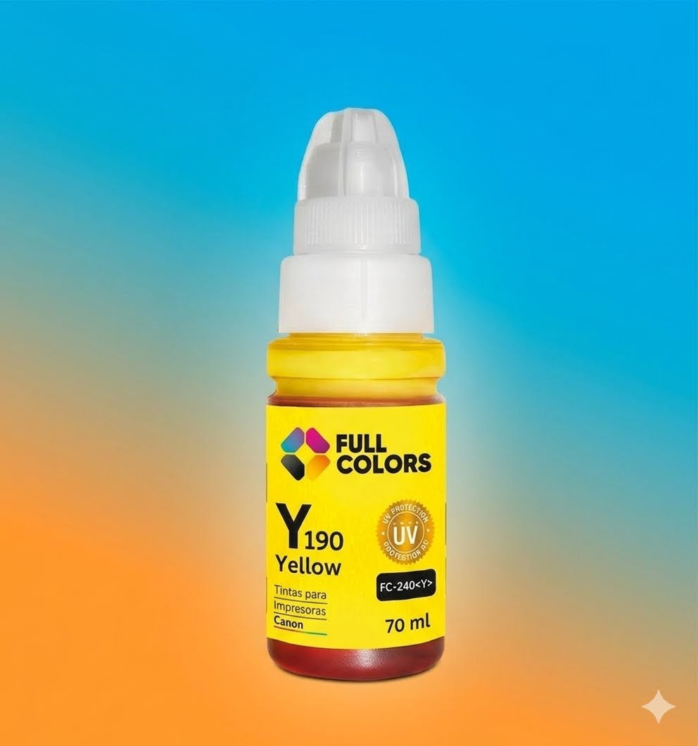 TINTA FULLCOLORS FC-240 YELLOW CANON 70ML