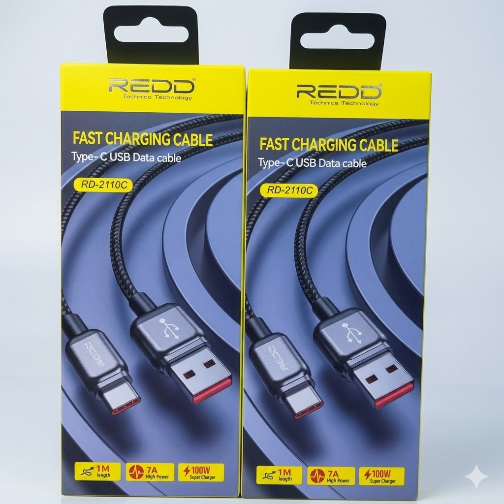 CABLE REDD TIPO C RD-2110C 100W 7A, 1M