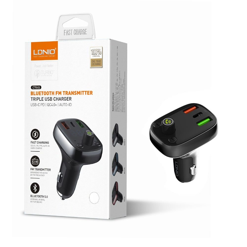 MODULADOR CARGADOR LDNIO C704Q TURBO FM