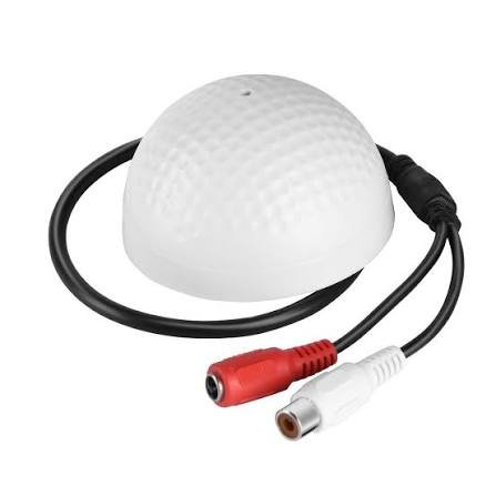 MICROFONO PARA CAMARA CCTV , CAJA AMARILLA