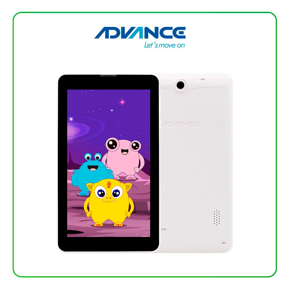 TABLET ADVANCE INTRO TR7990, 7", ANDROID 11 GO, 3G, DUAL SIM, 16GB, RAM 2GB.