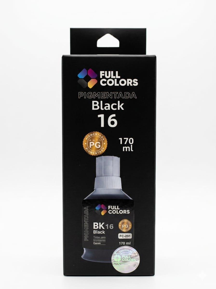 TINTA FULLCOLORS FC-291 BK CANON 170ML