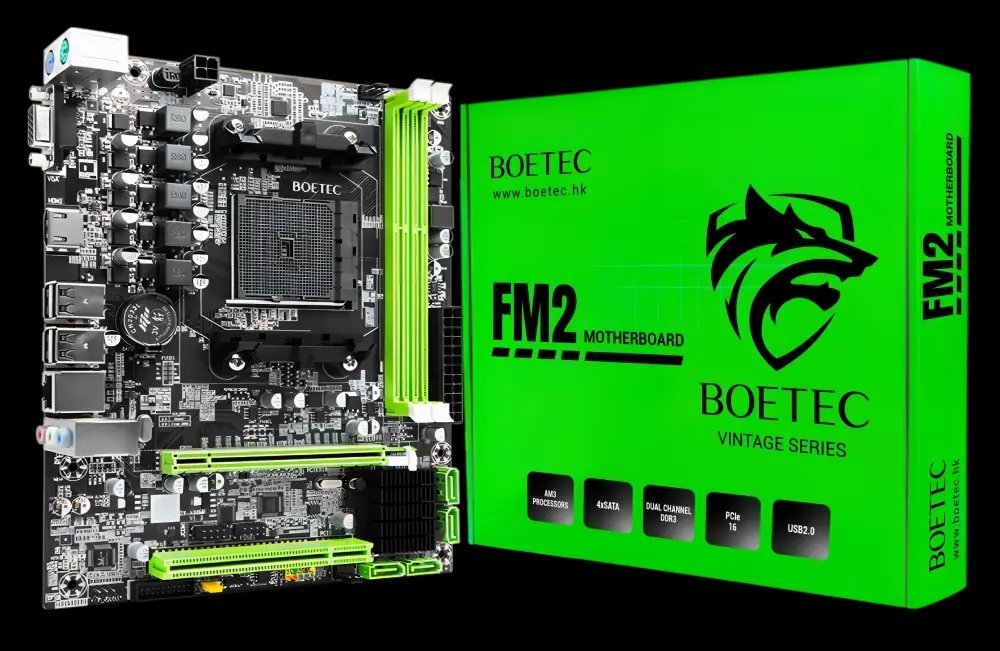 PLACA MADRE BOETEC AMD FM2 A88 A68 DDR3