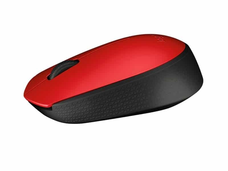 MOUSE INALÁMBRICO LOGITECH M170 RED ROJO DIESTRO Y ZURDO 2.4 GHZ